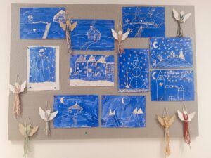 Zimní výzdoba naší třídy