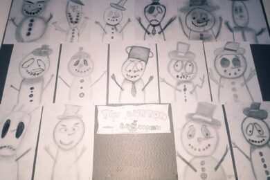 Naše kresby inspirované Timem Burtonem